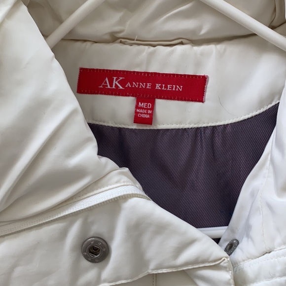 Off white Anne Klein down blend jacket - Picture 2 of 5